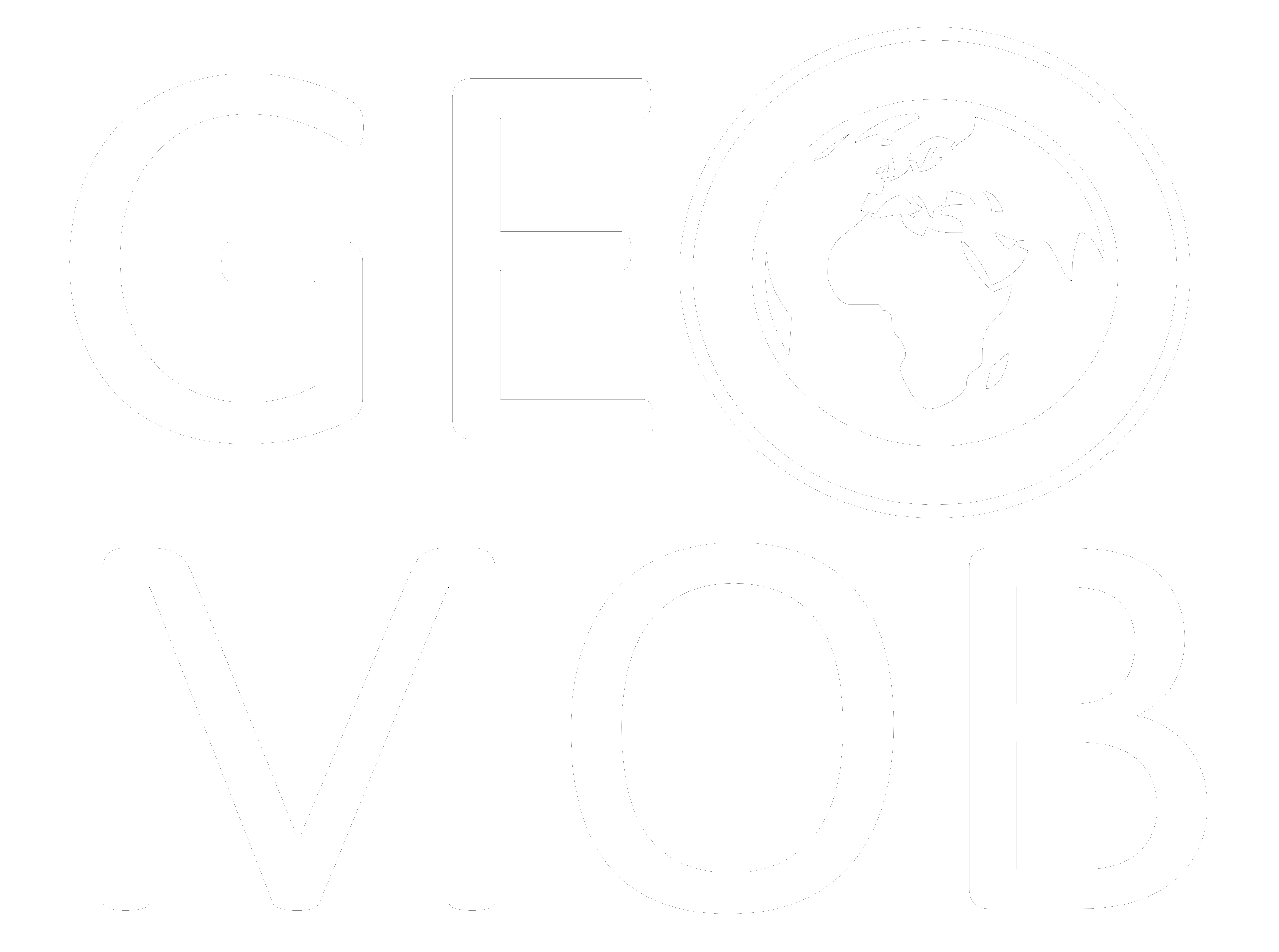 Geomob logo (reversed)